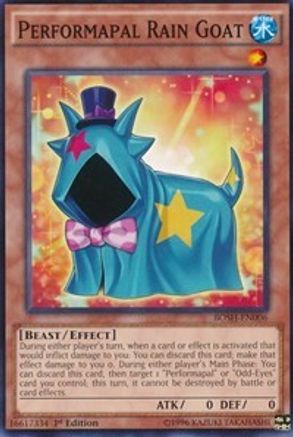 Performapal Rain Goat (BOSH-EN006) - Breakers of Shadow 1st Edition Breakers of Shadow Yugioh Single  Squirtle Squad Card Shop.