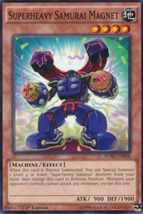 Superheavy Samurai Magnet (BOSH-EN008) - Breakers of Shadow 1st Edition Breakers of Shadow Yugioh Single  Squirtle Squad Card Shop.