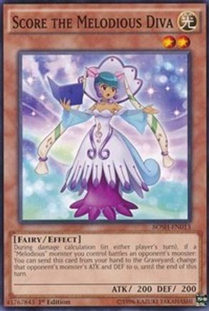 Score the Melodious Diva (BOSH-EN013) - Breakers of Shadow Unlimited Breakers of Shadow Yugioh Single  Squirtle Squad Card Shop.