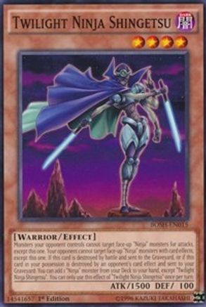 Twilight Ninja Shingetsu (BOSH-EN015) - Breakers of Shadow 1st Edition Breakers of Shadow Yugioh Single  Squirtle Squad Card Shop.