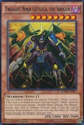 Twilight Ninja Getsuga, the Shogun (BOSH-EN017) - Breakers of Shadow Unlimited Breakers of Shadow Yugioh Single  Squirtle Squad Card Shop.
