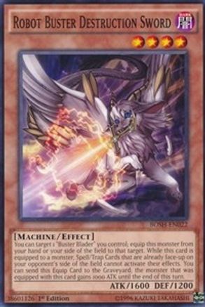 Robot Buster Destruction Sword (BOSH-EN022) - Breakers of Shadow 1st Edition Breakers of Shadow Yugioh Single  Squirtle Squad Card Shop.