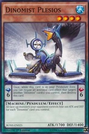 Dinomist Plesios (BOSH-EN025) - Breakers of Shadow 1st Edition Breakers of Shadow Yugioh Single  Squirtle Squad Card Shop.