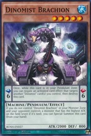 Dinomist Brachion (BOSH-EN027) - Breakers of Shadow Unlimited Breakers of Shadow Yugioh Single  Squirtle Squad Card Shop.