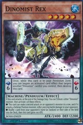 Dinomist Rex (BOSH-EN029) - Breakers of Shadow Unlimited Breakers of Shadow Yugioh Single  Squirtle Squad Card Shop.