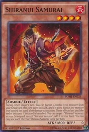 Shiranui Samurai (BOSH-EN034) - Breakers of Shadow Unlimited Breakers of Shadow Yugioh Single  Squirtle Squad Card Shop.