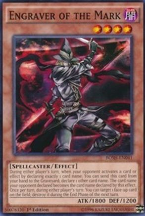 Engraver of the Mark (BOSH-EN041) - Breakers of Shadow Unlimited Breakers of Shadow Yugioh Single  Squirtle Squad Card Shop.