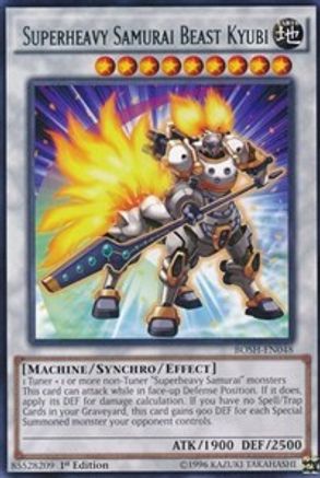 Superheavy Samurai Beast Kyubi (BOSH-EN048) - Breakers of Shadow Unlimited Breakers of Shadow Yugioh Single  Squirtle Squad Card Shop.