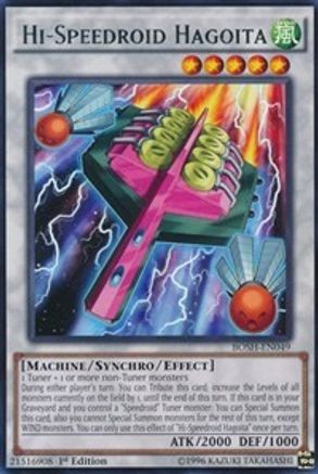 Hi-Speedroid Hagoita (BOSH-EN049) - Breakers of Shadow 1st Edition Breakers of Shadow Yugioh Single  Squirtle Squad Card Shop.