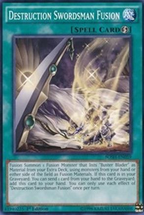 Destruction Swordsman Fusion (BOSH-EN059) - Breakers of Shadow Unlimited Breakers of Shadow Yugioh Single  Squirtle Squad Card Shop.