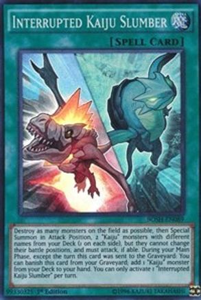 Interrupted Kaiju Slumber (BOSH-EN089) - Breakers of Shadow 1st Edition Breakers of Shadow Yugioh Single  Squirtle Squad Card Shop.