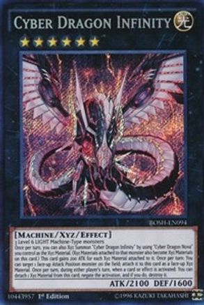 Cyber Dragon Infinity (BOSH-EN094) - Breakers of Shadow 1st Edition Breakers of Shadow Yugioh Single  Squirtle Squad Card Shop.