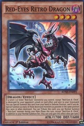 Red-Eyes Retro Dragon (BOSH-EN095) - Breakers of Shadow 1st Edition Breakers of Shadow Yugioh Single  Squirtle Squad Card Shop.