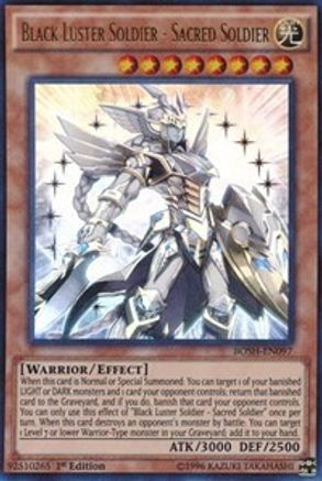 Black Luster Soldier - Sacred Soldier (BOSH-EN097) - Breakers of Shadow 1st Edition Breakers of Shadow Yugioh Single  Squirtle Squad Card Shop.