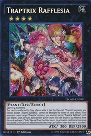 Traptrix Rafflesia (BOSH-EN099) - Breakers of Shadow 1st Edition Breakers of Shadow Yugioh Single  Squirtle Squad Card Shop.