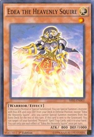 Edea the Heavenly Squire (SR01-EN003) - Structure Deck: Emperor of Darkness 1st Edition Structure Deck: Emperor of Darkness Yugioh Single  Squirtle Squad Card Shop.