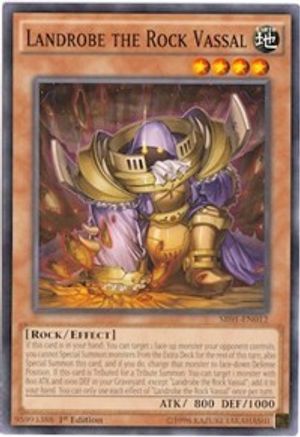 Landrobe the Rock Vassal (SR01-EN012) - Structure Deck: Emperor of Darkness 1st Edition Structure Deck: Emperor of Darkness Yugioh Single  Squirtle Squad Card Shop.