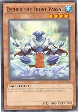 Escher the Frost Vassal (SR01-EN013) - Structure Deck: Emperor of Darkness 1st Edition Structure Deck: Emperor of Darkness Yugioh Single  Squirtle Squad Card Shop.