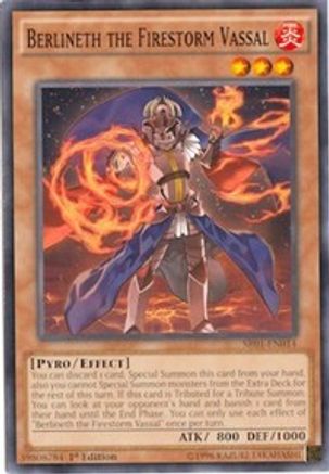Berlineth the Firestorm Vassal (SR01-EN014) - Structure Deck: Emperor of Darkness 1st Edition Structure Deck: Emperor of Darkness Yugioh Single  Squirtle Squad Card Shop.