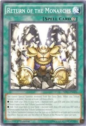 Return of the Monarchs (SR01-EN026) - Structure Deck: Emperor of Darkness Unlimited Structure Deck: Emperor of Darkness Yugioh Single  Squirtle Squad Card Shop.