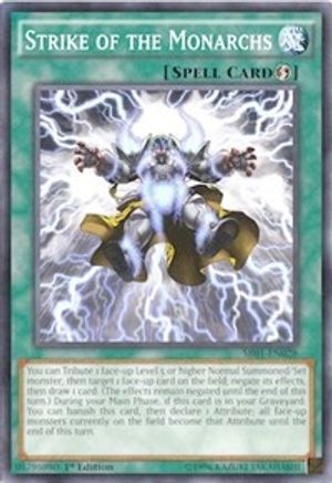Strike of the Monarchs (SR01-EN028) - Structure Deck: Emperor of Darkness 1st Edition Structure Deck: Emperor of Darkness Yugioh Single  Squirtle Squad Card Shop.