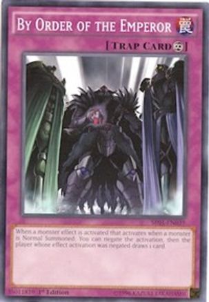 By Order of the Emperor (SR01-EN039) - Structure Deck: Emperor of Darkness Unlimited Structure Deck: Emperor of Darkness Yugioh Single  Squirtle Squad Card Shop.