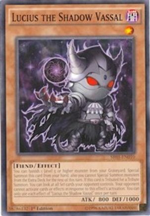 Lucius the Shadow Vassal (SR01-EN010) - Structure Deck: Emperor of Darkness Unlimited Structure Deck: Emperor of Darkness Yugioh Single  Squirtle Squad Card Shop.