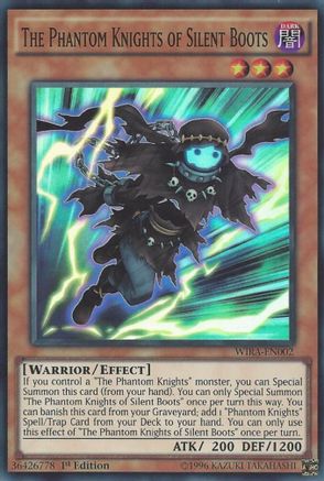 The Phantom Knights of Silent Boots (WIRA-EN002) - Wing Raiders 1st Edition Wing Raiders Yugioh Single  Squirtle Squad Card Shop.