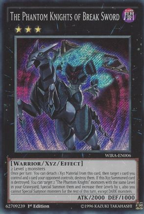 The Phantom Knights of Break Sword (WIRA-EN006) - Wing Raiders 1st Edition Wing Raiders Yugioh Single  Squirtle Squad Card Shop.
