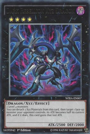 Dark Rebellion Xyz Dragon (WIRA-EN007) - Wing Raiders 1st Edition Wing Raiders Yugioh Single  Squirtle Squad Card Shop.