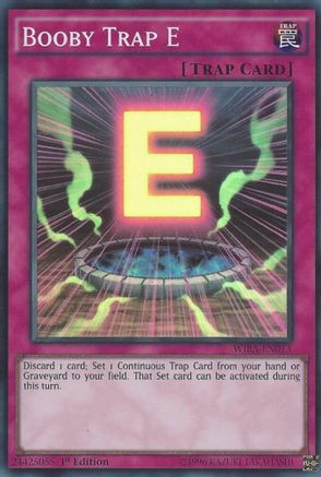 Booby Trap E (WIRA-EN013) - Wing Raiders 1st Edition Wing Raiders Yugioh Single  Squirtle Squad Card Shop.