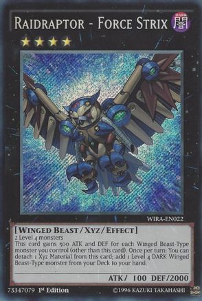 Raidraptor - Force Strix (WIRA-EN022) - Wing Raiders 1st Edition Wing Raiders Yugioh Single  Squirtle Squad Card Shop.