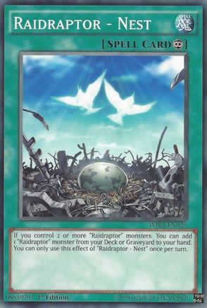 Raidraptor - Nest (WIRA-EN026) - Wing Raiders 1st Edition Wing Raiders Yugioh Single  Squirtle Squad Card Shop.