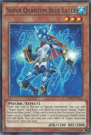 Super Quantum Blue Layer (WIRA-EN032) - Wing Raiders 1st Edition Wing Raiders Yugioh Single  Squirtle Squad Card Shop.