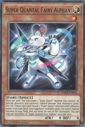 Super Quantal Fairy Alphan (WIRA-EN033) - Wing Raiders 1st Edition Wing Raiders Yugioh Single  Squirtle Squad Card Shop.
