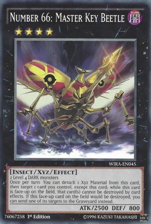 Number 66: Master Key Beetle (WIRA-EN045) - Wing Raiders 1st Edition Wing Raiders Yugioh Single  Squirtle Squad Card Shop.