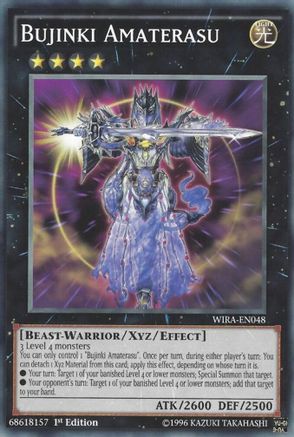 Bujinki Amaterasu (WIRA-EN048) - Wing Raiders 1st Edition Wing Raiders Yugioh Single  Squirtle Squad Card Shop.