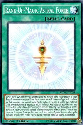 Rank-Up-Magic Astral Force (WIRA-EN055) - Wing Raiders 1st Edition Wing Raiders Yugioh Single  Squirtle Squad Card Shop.