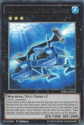 Super Quantal Mech Beast Grampulse (WIRA-EN034) - Wing Raiders 1st Edition Wing Raiders Yugioh Single  Squirtle Squad Card Shop.
