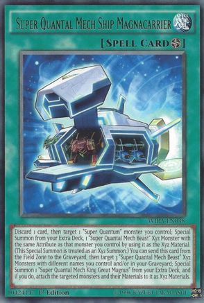 Super Quantal Mech Ship Magnacarrier (WIRA-EN038) - Wing Raiders 1st Edition Wing Raiders Yugioh Single  Squirtle Squad Card Shop.
