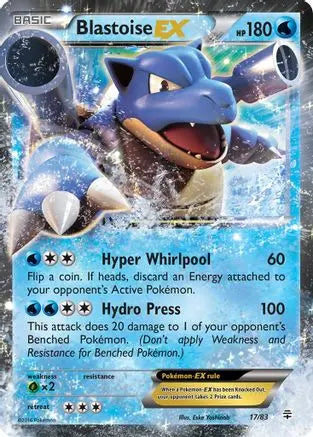 XY - Generations - Blastoise EX 17/83 - Holo