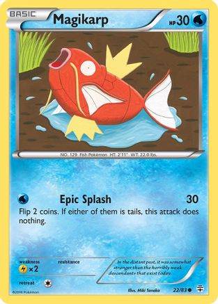 Magikarp 022  - Reverse Holofoil Generations - Common Generations Pokemon Single  Squirtle Squad Card Shop.