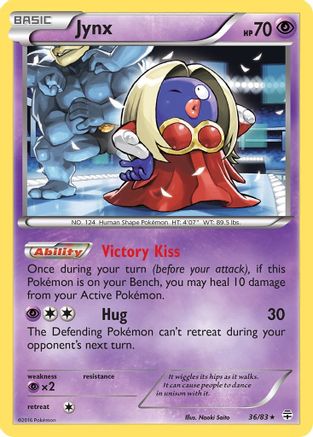 Jynx 036  Generations - Rare Generations Pokemon Single  Squirtle Squad Card Shop.