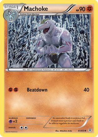 Machoke 041  - Reverse Holofoil Generations - Uncommon Generations Pokemon Single  Squirtle Squad Card Shop.