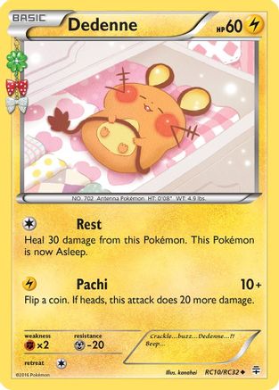Dedenne RC10/RC32 – Generations Radiant Collection – English