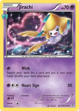 Jirachi RC13  - Holofoil Generations Radiant Collection - Uncommon Generations: Radiant Collection Pokemon Single  Squirtle Squad Card Shop.