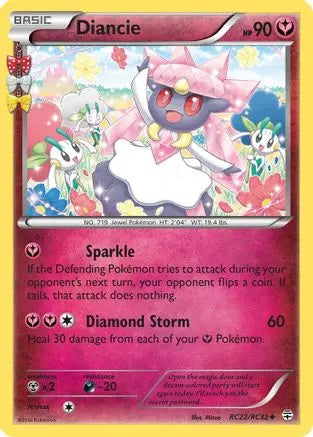 Diancie RC22/RC32 – Generations: Radiant Collection – Holofoil Generations: Radiant Collection Pokemon Single  Squirtle Squad Card Shop.