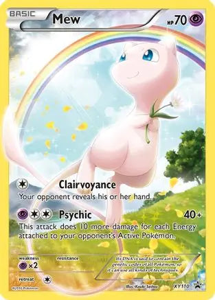 Mew XY110  - Holofoil XY Promos - Promo XY Promos Pokemon Single  Squirtle Squad Card Shop.