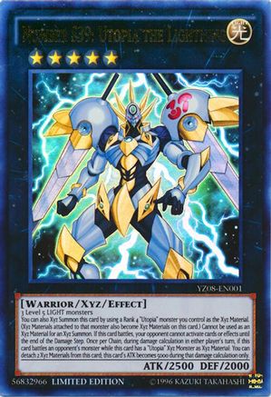 Number S39: Utopia the Lightning (YZ08-EN001) - Yu-Gi-Oh! ZEXAL Manga Promotional Cards Limited Yu-Gi-Oh! ZEXAL Manga Promotional Cards Yugioh Single  Squirtle Squad Card Shop.