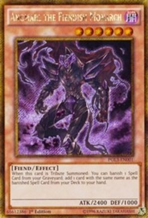 Angmarl the Fiendish Monarch (PGL3-EN001) - Premium Gold: Infinite Gold 1st Edition Premium Gold: Infinite Gold Yugioh Single  Squirtle Squad Card Shop.